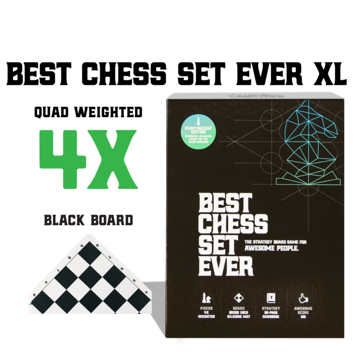 Best Chess Set Ever XL (Black Board) 4X Obrázek