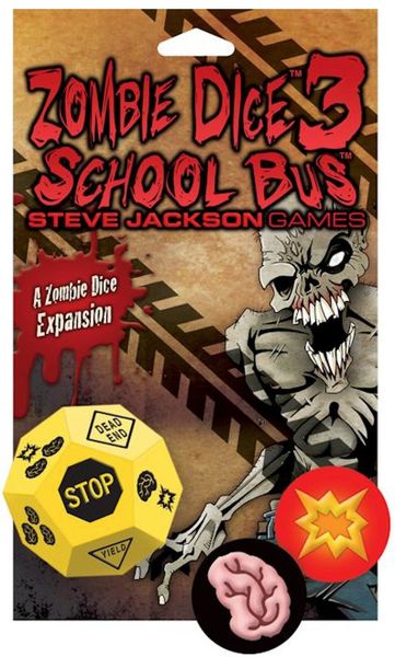 Steve Jackson Games Zombie Dice 3 School Bus Obrázek