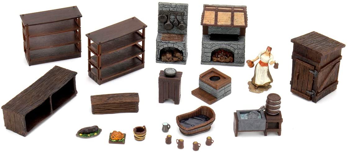 WizKids WarLock Tiles: Accessory - Kitchen Obrázek