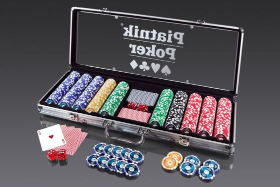 Piatnik Poker Set 500 High Gloss Chips Obrázek