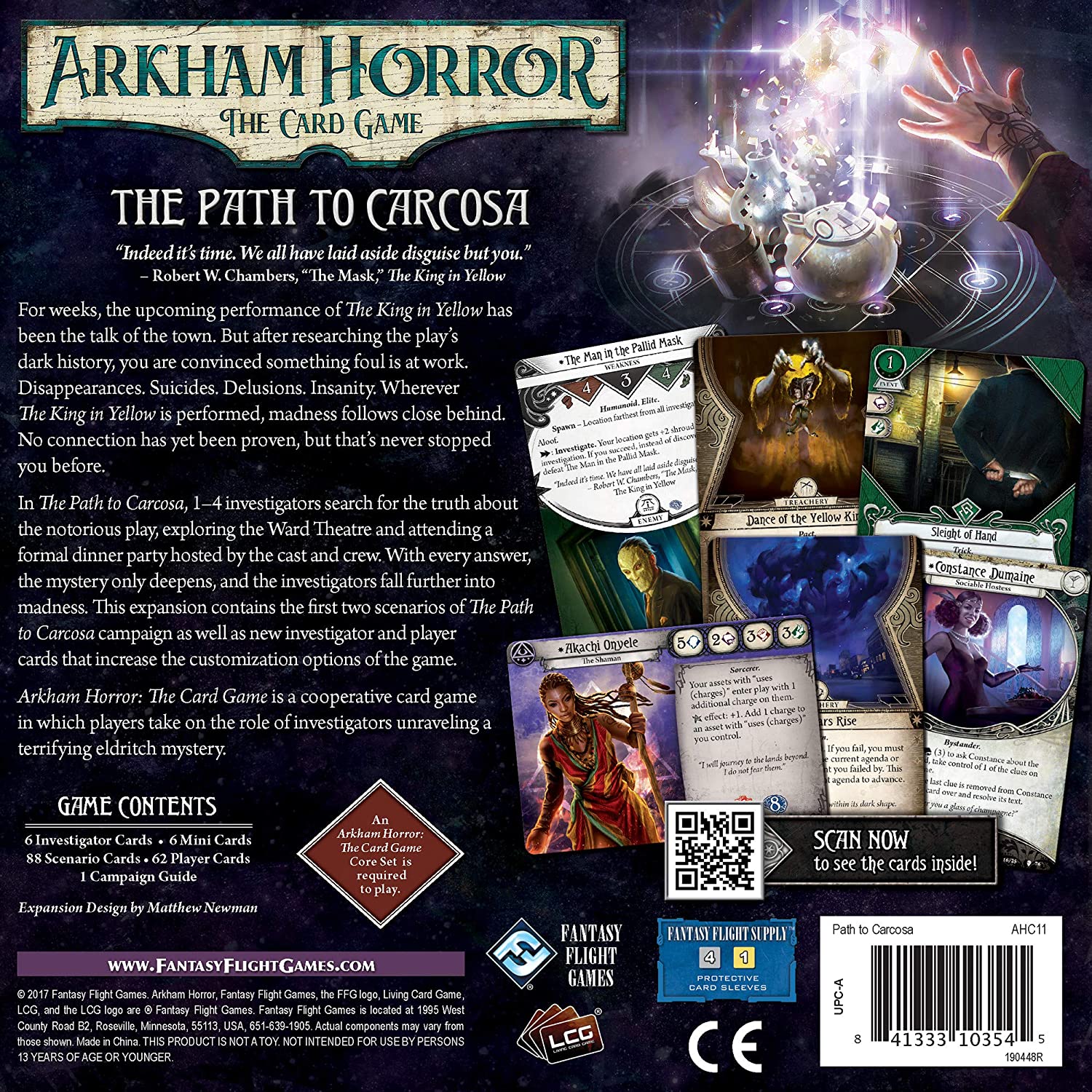 Fantasy Flight Games Arkham Horror LCG: Path to Carcosa Deluxe Expansion Obrázek