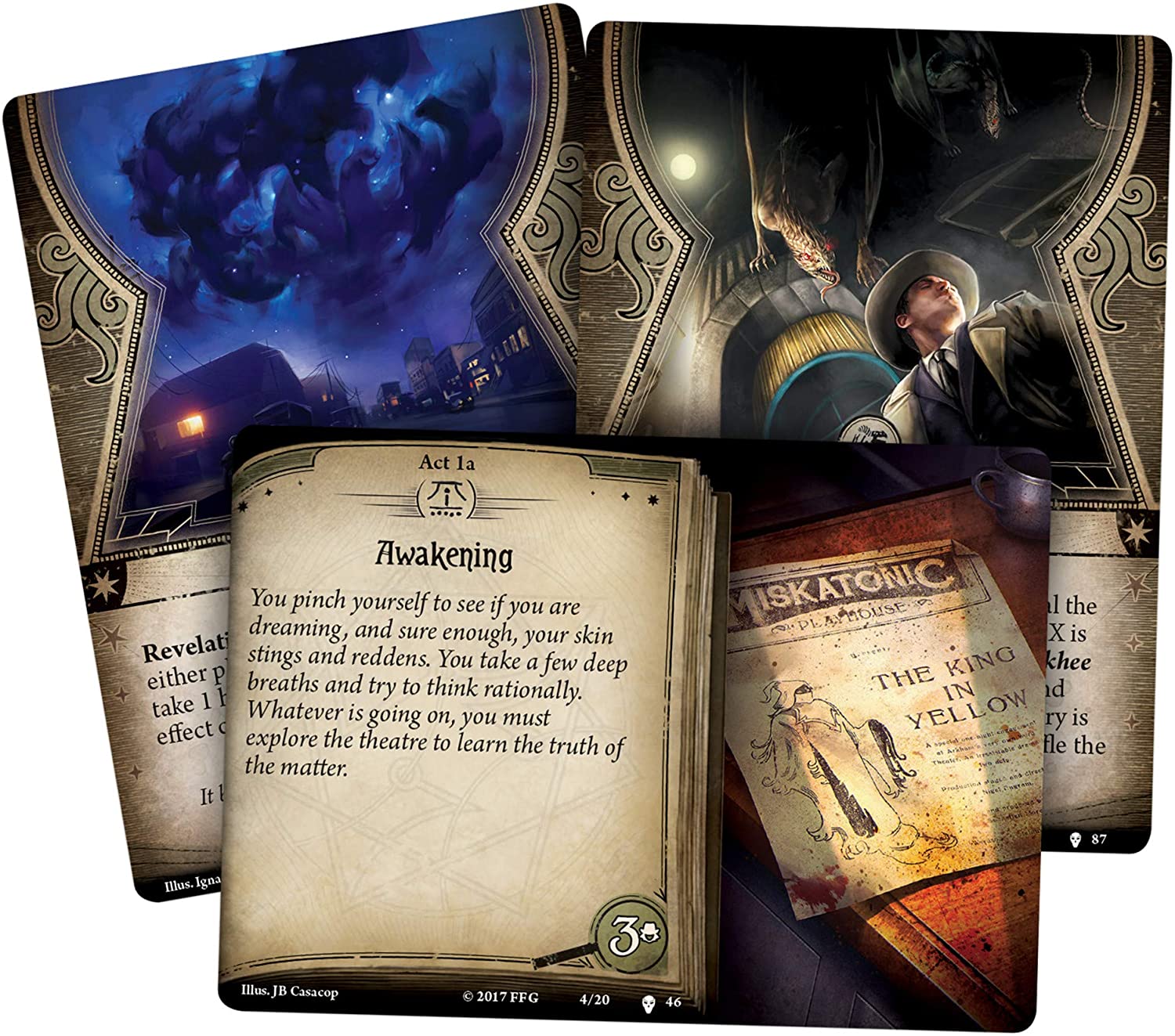 Fantasy Flight Games Arkham Horror LCG: Path to Carcosa Deluxe Expansion Obrázek