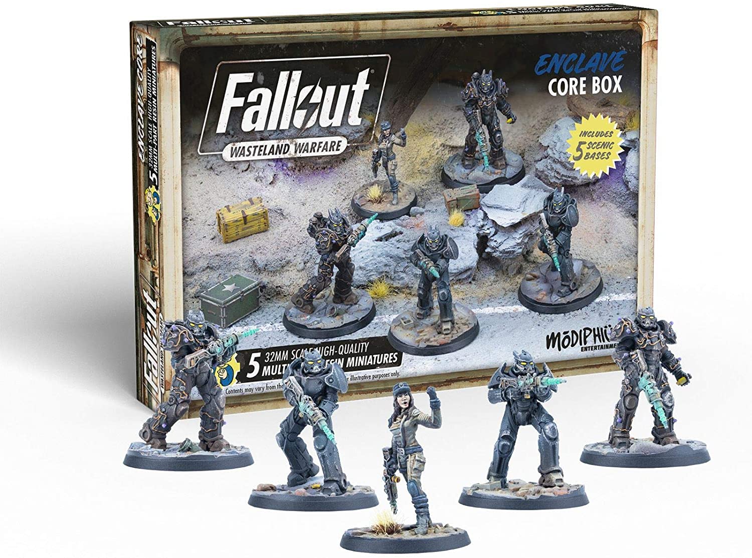 Modiphius Entertainment Fallout: Wasteland Warfare - Enclave: Core Box Obrázek