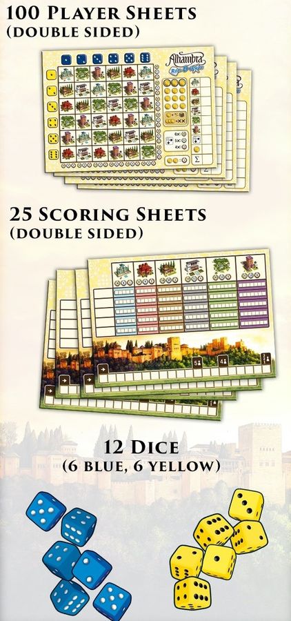 Queen games Alhambra Roll & Write Obrázek