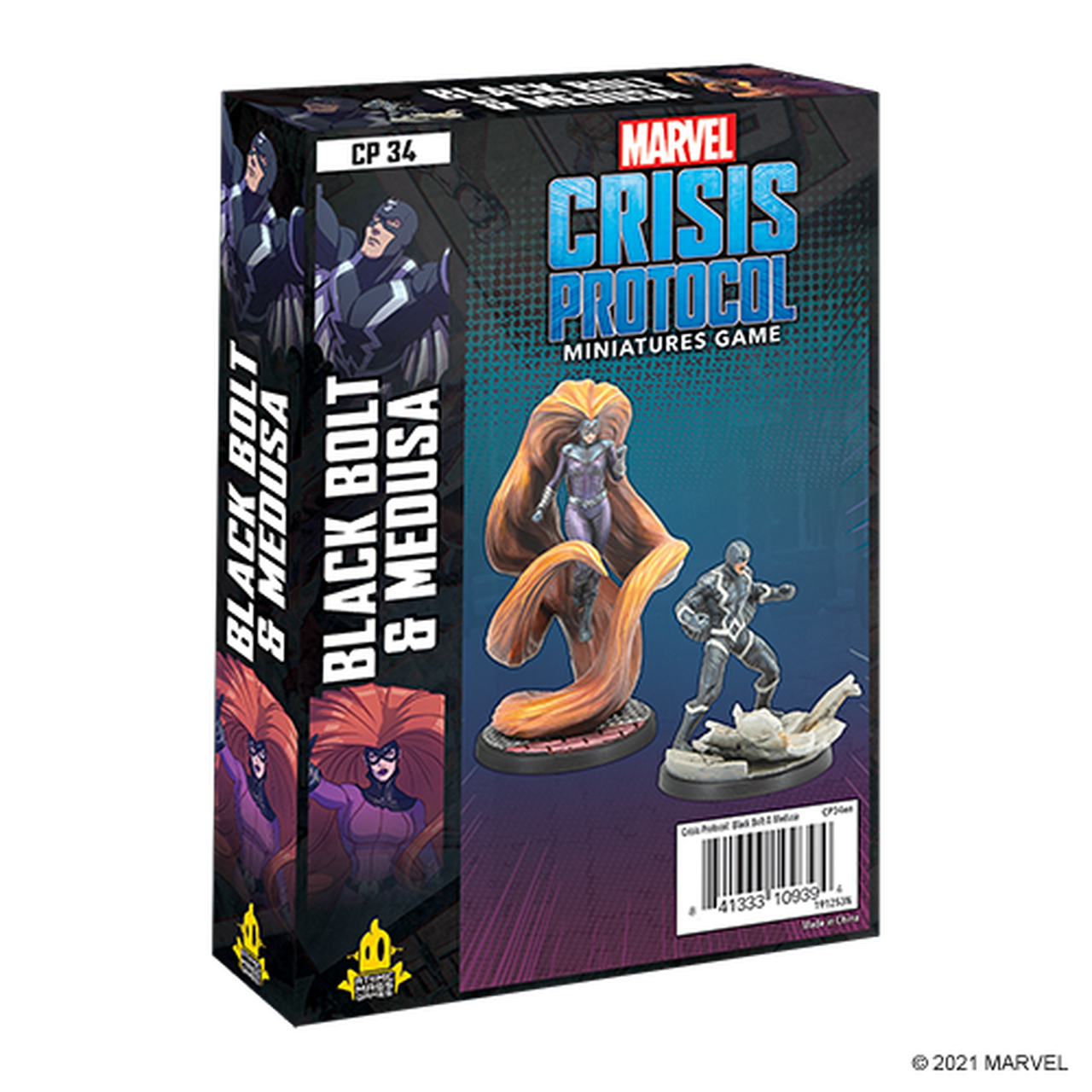 Atomic Mass Games Marvel Crisis Protocol: Black Bolt & Medusa Obrázek