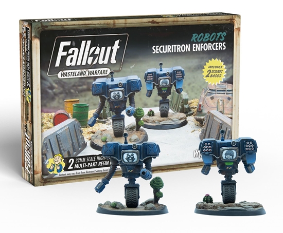 Modiphius Entertainment Fallout: Wasteland Warfare - Robots: Securitron Enforcers Obrázek