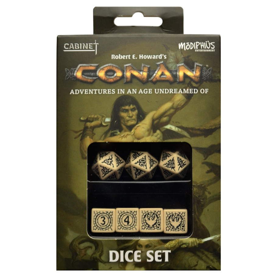 Modiphius Entertainment Conan: Players dice set Obrázek