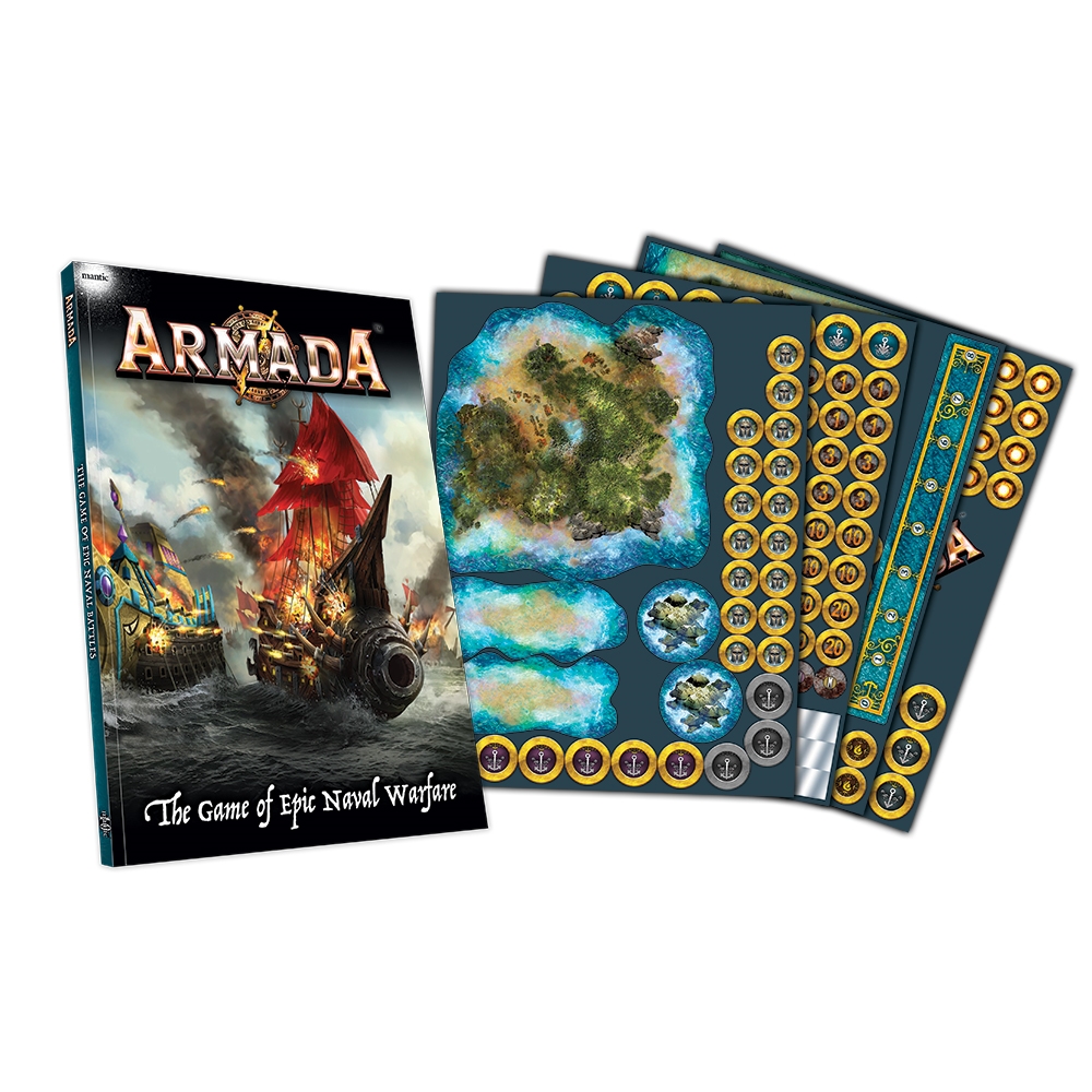 Mantic Games Armada - Rulebook & Counters Obrázek