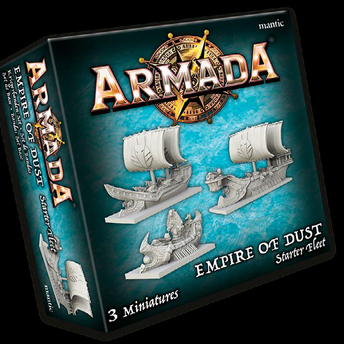 Mantic Games Armada - Empire of Dust Starter Fleet Obrázek