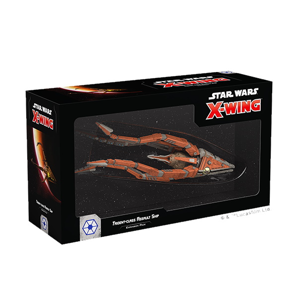 Fantasy Flight Games Star Wars X-Wing 2nd Edition Trident Class Assault Ship Expansion Pack Obrázek