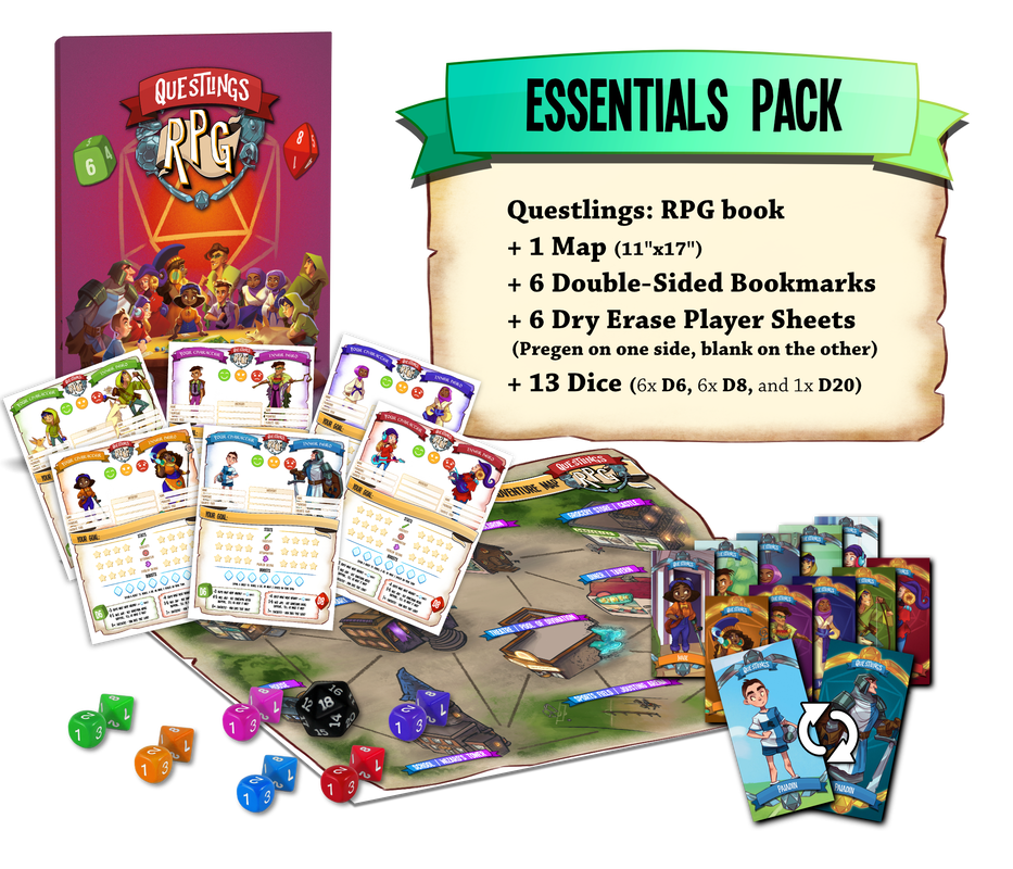 Letiman Games Questlings RPG Essentials Pack Obrázek