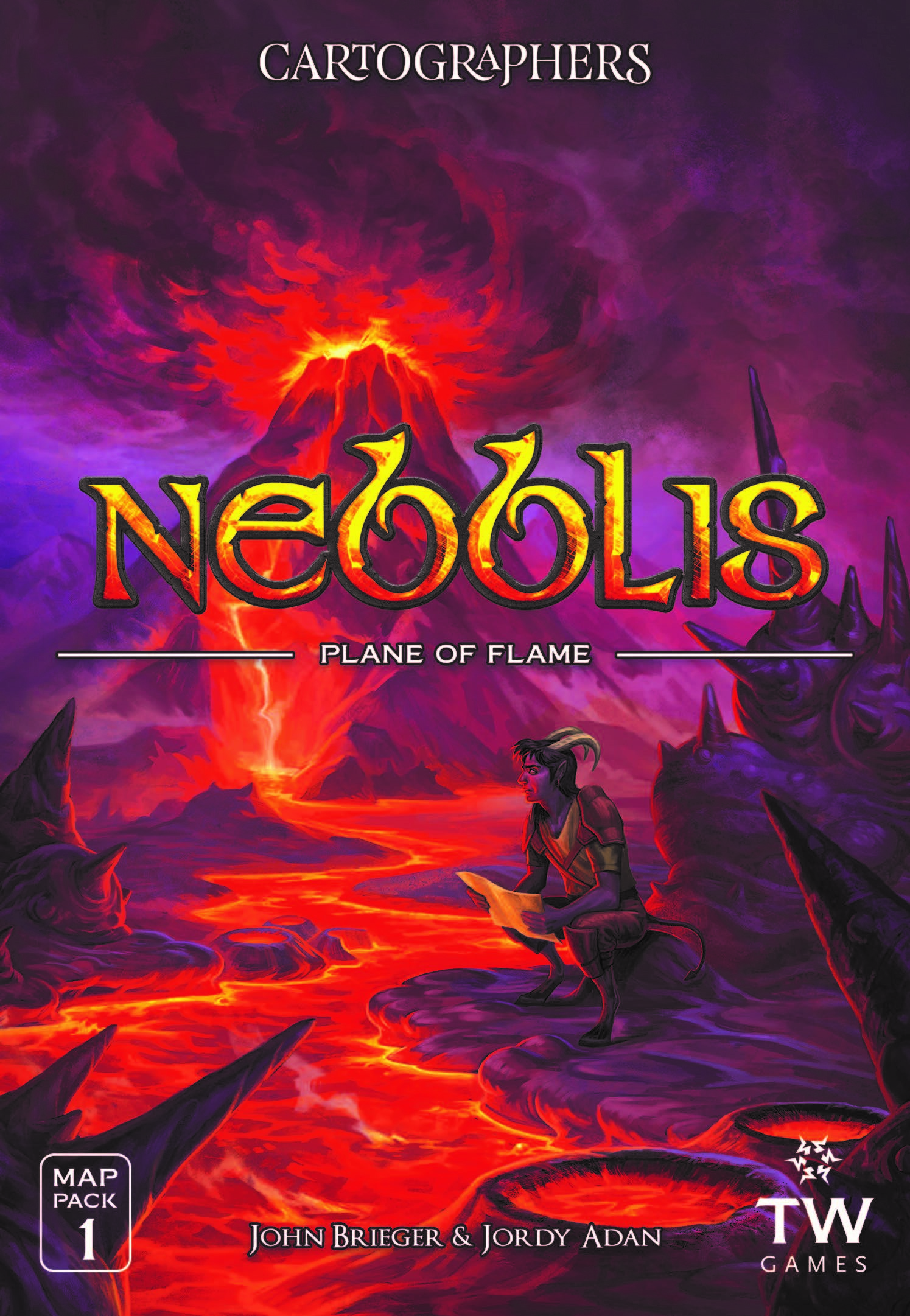 Thunderworks Games Cartographers Heroes Map Pack 1- Nebblis Obrázek