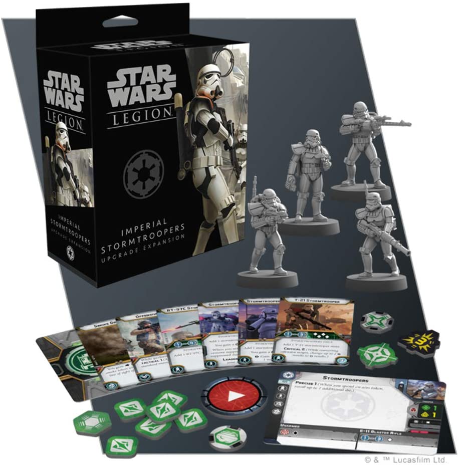 Fantasy Flight Games Star Wars Legion - Stormtrooper Upgrade Expansion Obrázek