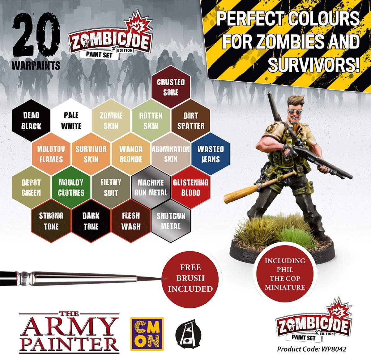 Army Painter: Zombicide 2nd ed. Paint Set Obrázek