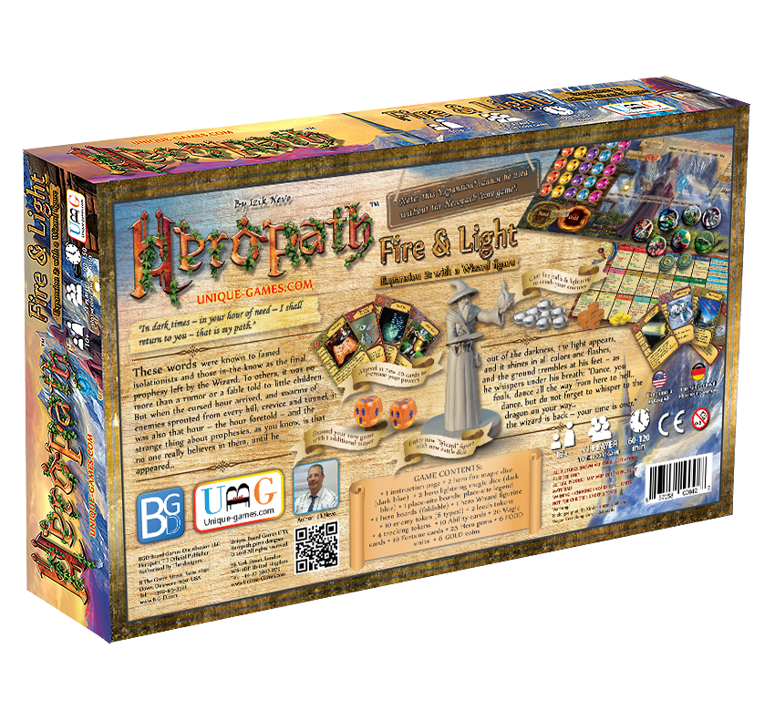 Unique Board Games Heropath: Fire & Light Obrázek