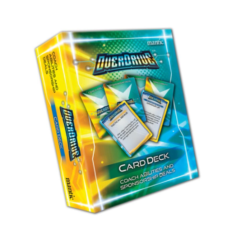 Mantic Games OverDrive Coach Abilities and Sponsorship Cards Obrázek