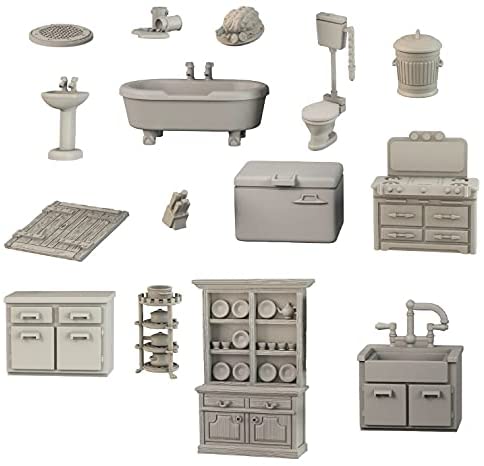 Mantic Games Terrain Crate: Bathroom & Kitchen Obrázek