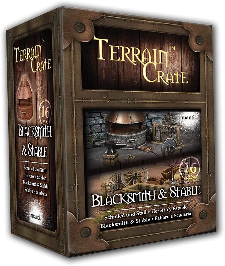 Mantic Games Terrain Crate: Blacksmith & Stable Obrázek
