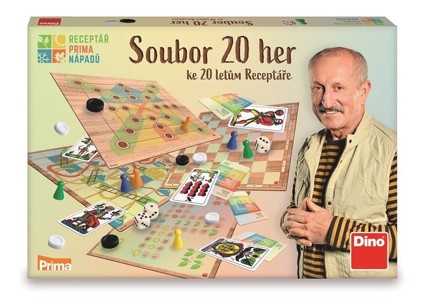 Dino Receptář prima nápadů – Soubor her Rodinná hra Obrázek