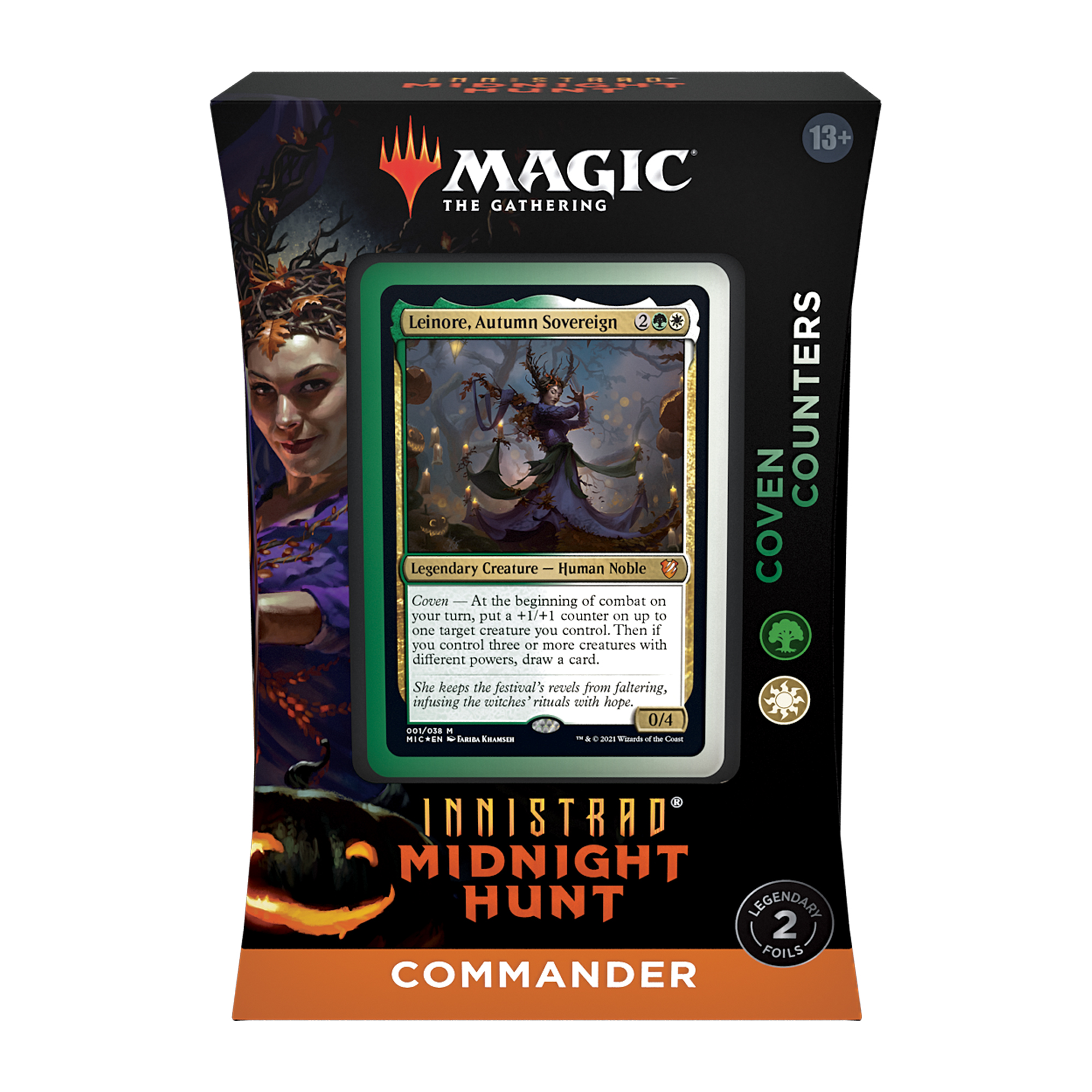 Wizards of the Coast Magic The Gathering: Innistrad: Midnight Hunt Commander Deck Varianta: Coven Counters Obrázek
