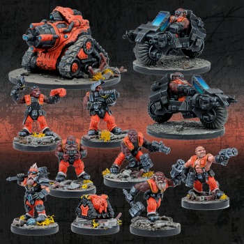 Mantic Games Deadzone Forge Father Brokkrs Booster Obrázek