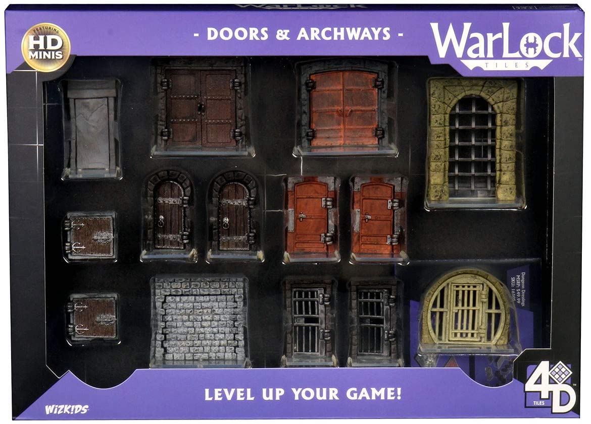 WizKids WarLock Dungeon Tiles: Doors & Archways Obrázek