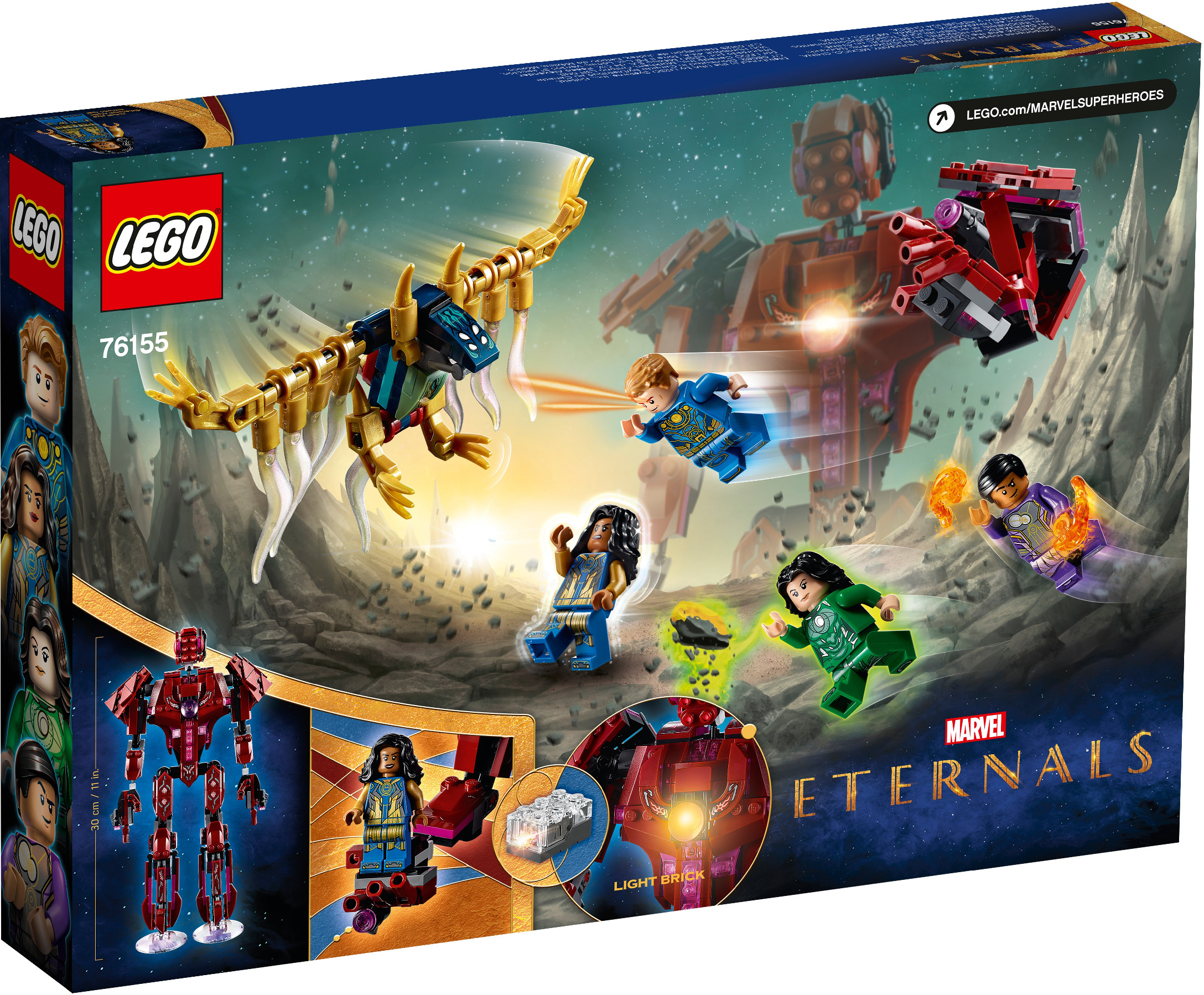 LEGO® Marvel Eternals Ve stínu Arishema 76155 Obrázek