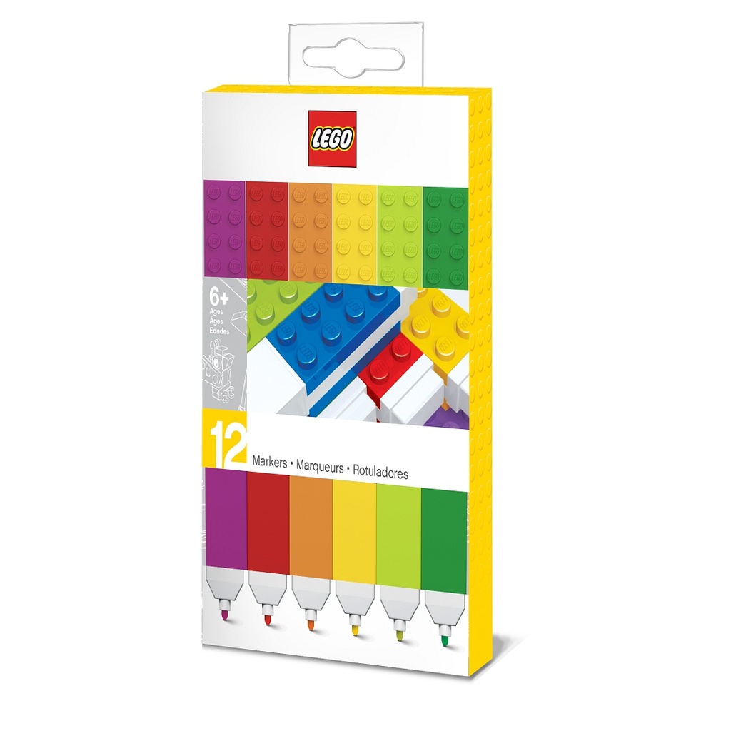 LEGO Stationery LEGO Fixy, mix barev - 12 Ks Obrázek
