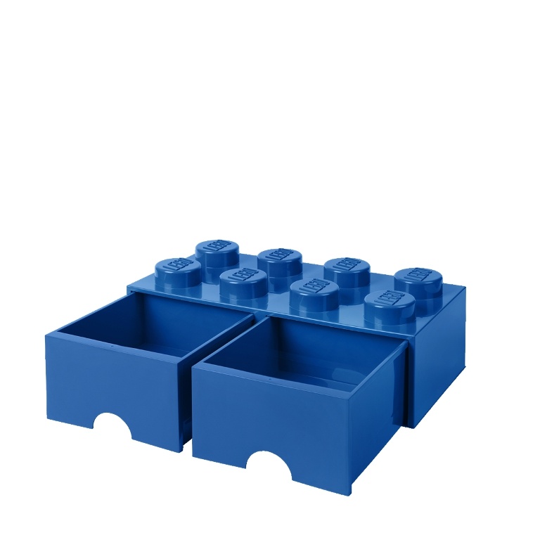 LEGO Storage LEGO úložný box 8 s šuplíky Varianta: Box modrý Obrázek
