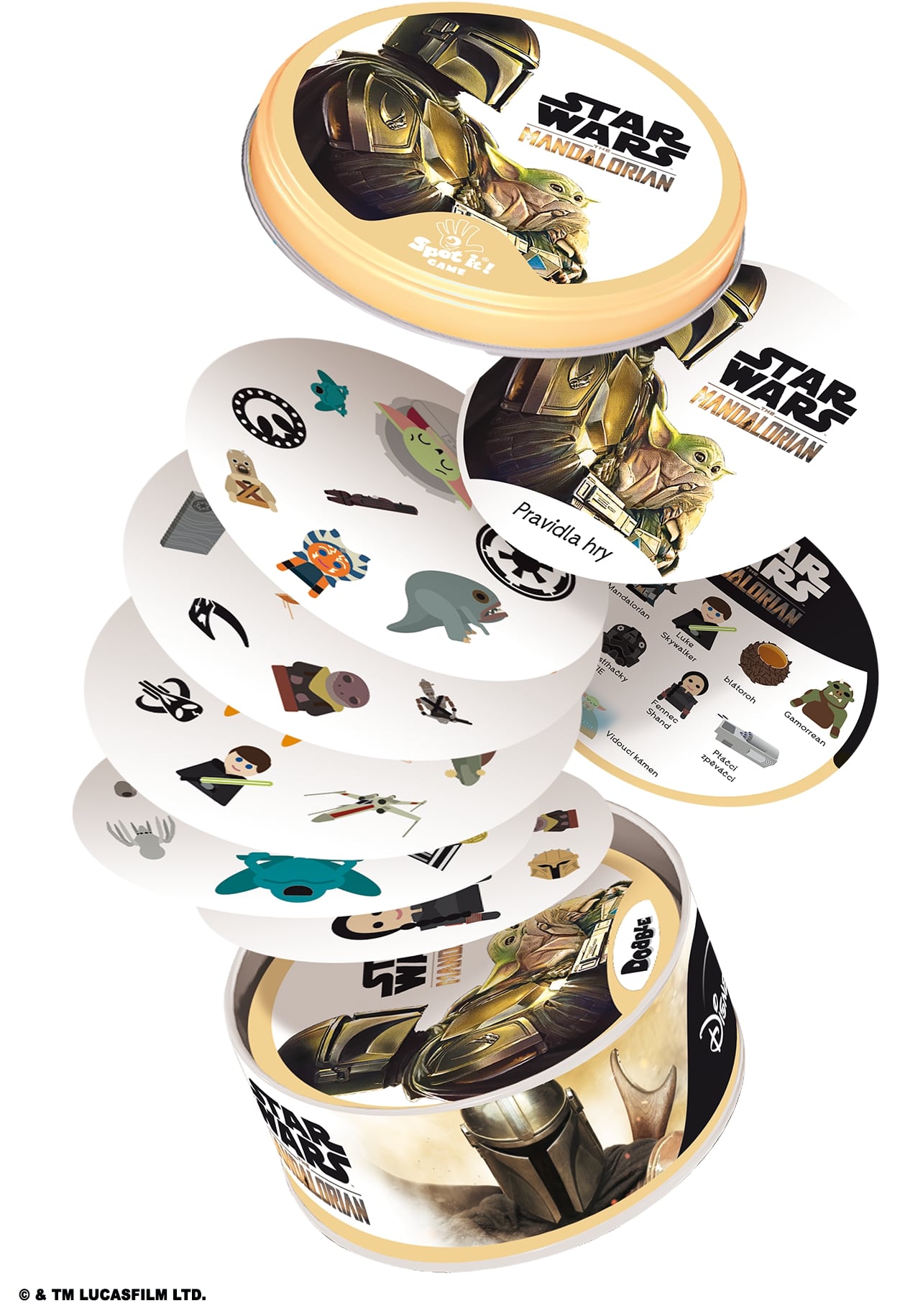 Blackfire CZ Dobble Star Wars: The Mandalorian CZ Obrázek