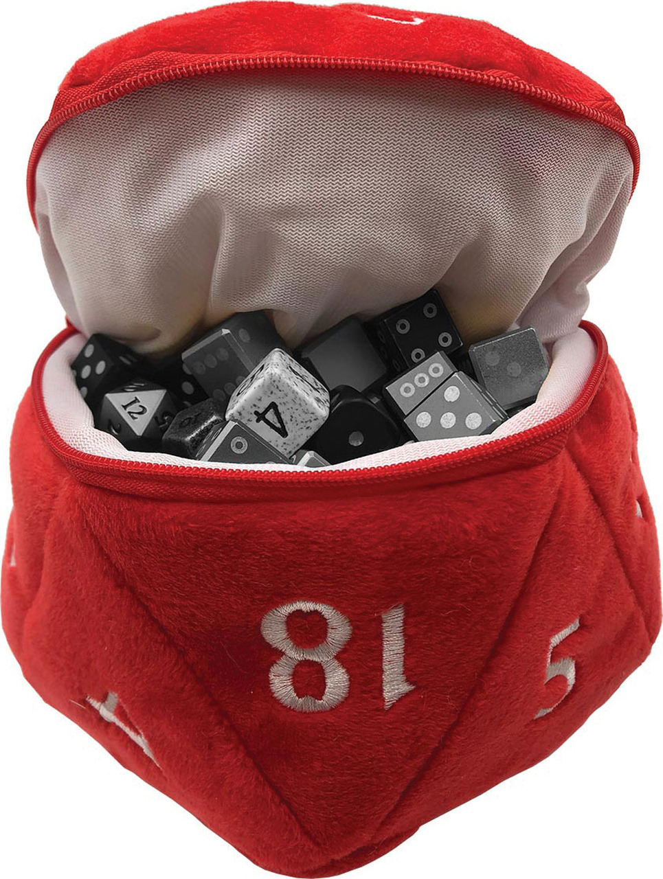 Ultra Pro UP - D20 Plush Dice Bag Barva: Červená Obrázek