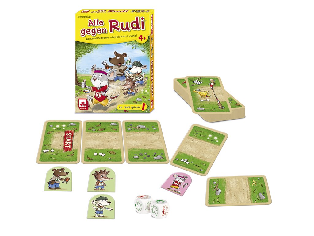 NSV (Nürnberger-Spielkarten-Verlag) Rychlík Rudi - dětská týmová hra Obrázek