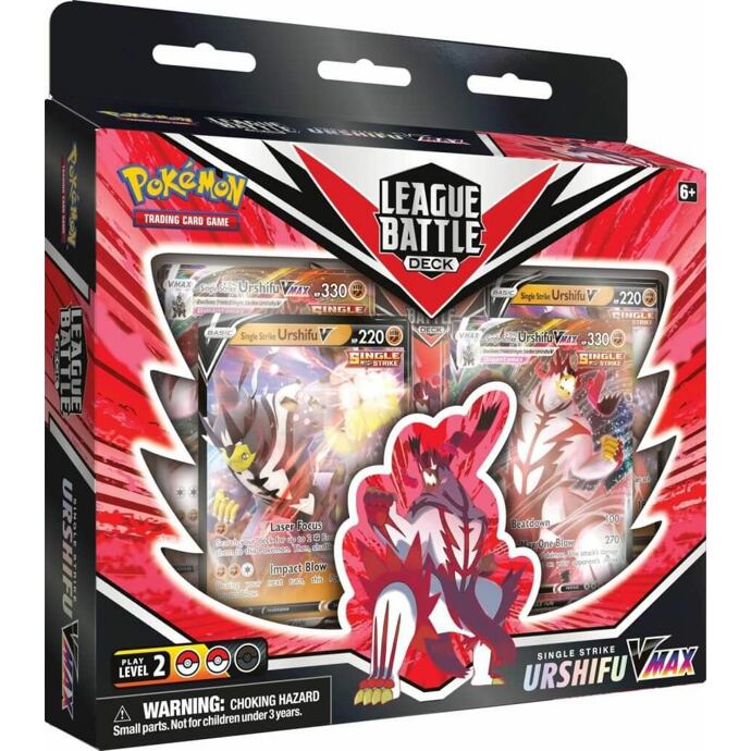 Nintendo Pokémon:  League Battle Deck Varianta: Rapid Strike Urshifu VMAX Obrázek