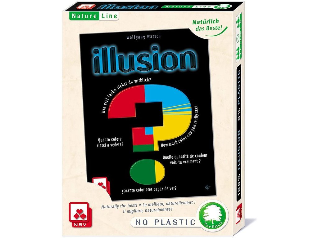 NSV (Nürnberger-Spielkarten-Verlag) Illusion - které barvy je více? Obrázek