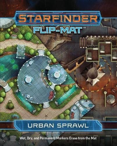 Paizo Publishing Starfinder Flip-Mat: Urban Sprawl Obrázek