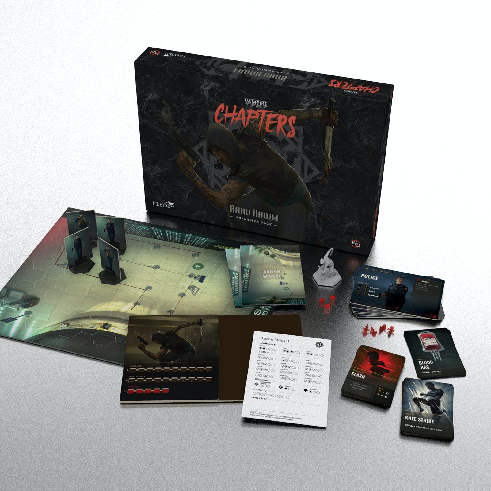 Flyos Games Vampire: The Masquerade – Chapters: Banu Haqim Expansion Obrázek