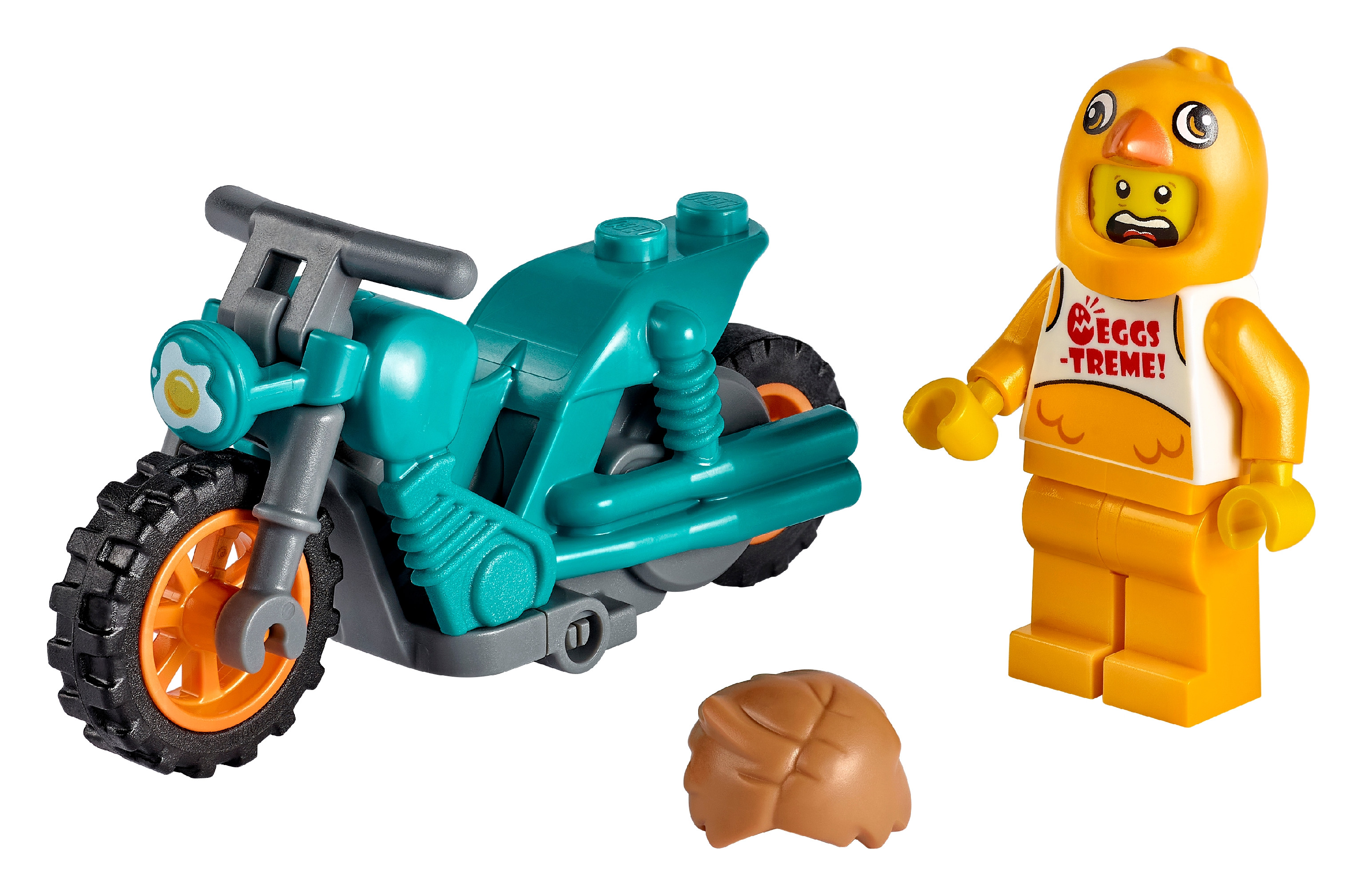 LEGO Motorka kaskadéra Kuřete 60310 Obrázek