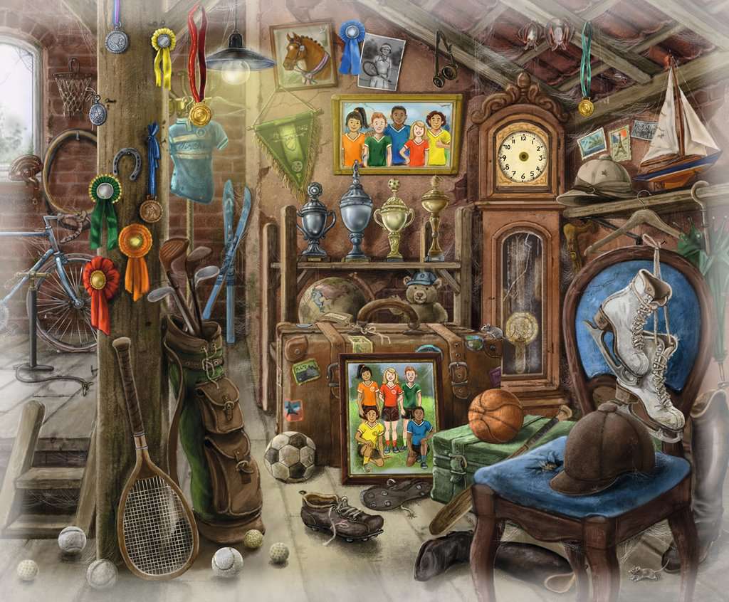 Ravensburger EXIT Puzzle: Im Gutshaus – Attic Obrázek
