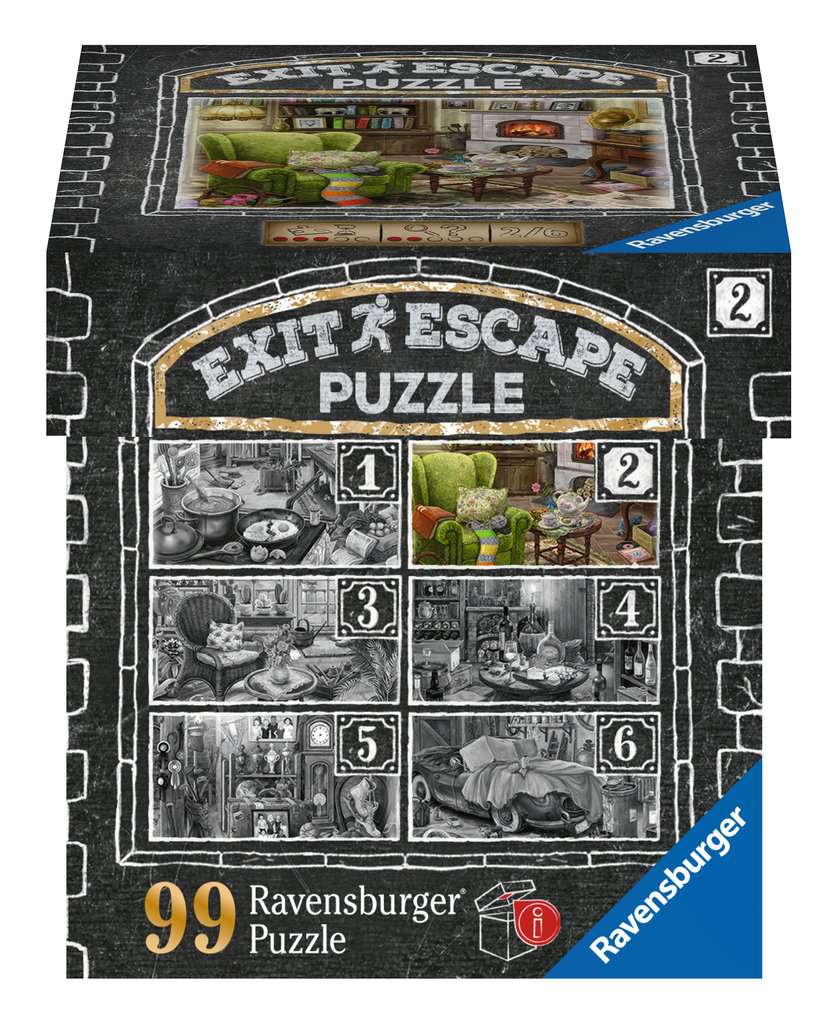 Ravensburger EXIT Puzzle: Im Gutshaus – Living Room Obrázek