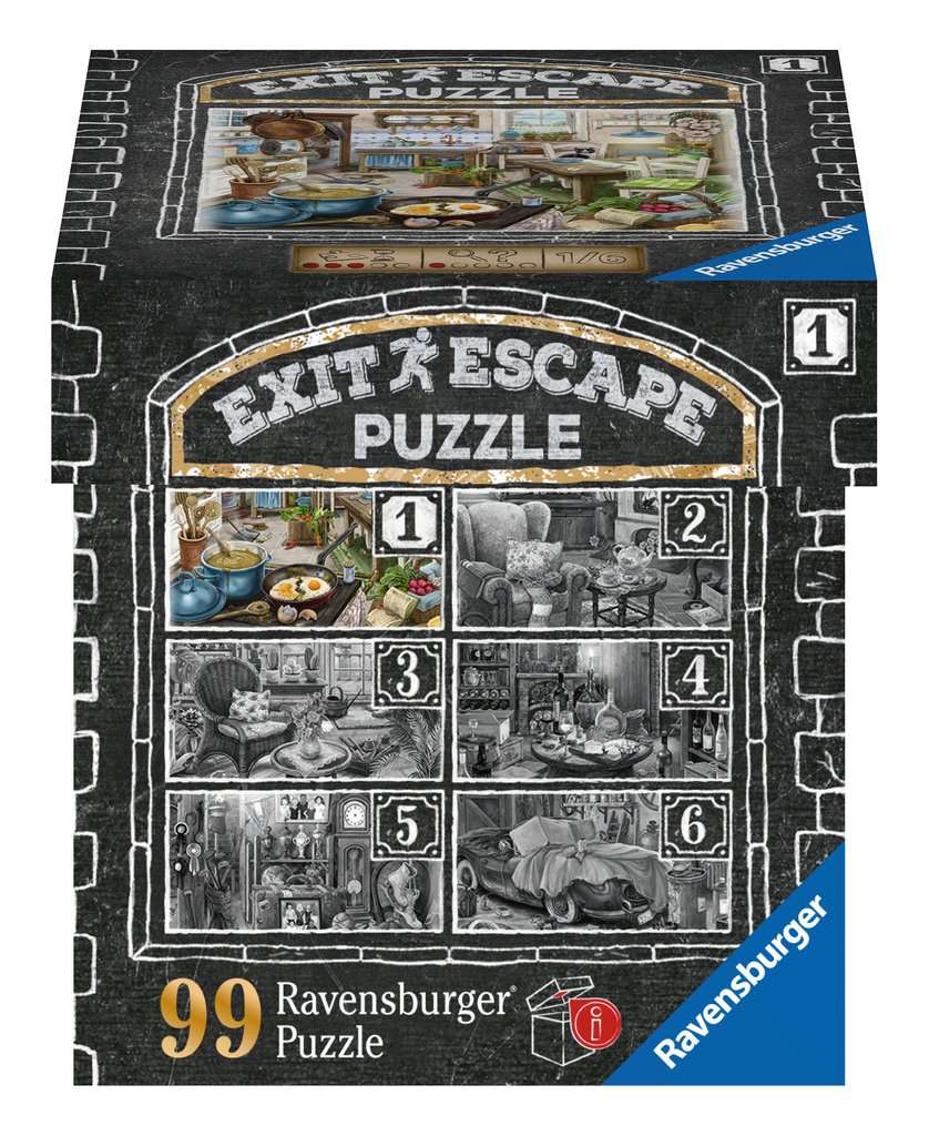 Ravensburger EXIT Puzzle: Im Gutshaus – Kitchen Obrázek