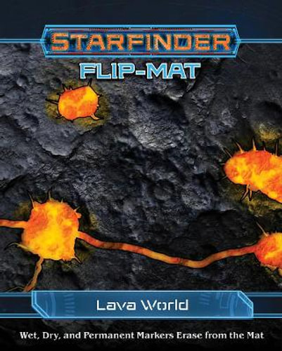 Paizo Publishing Starfinder Flip-Mat: Lava World Obrázek