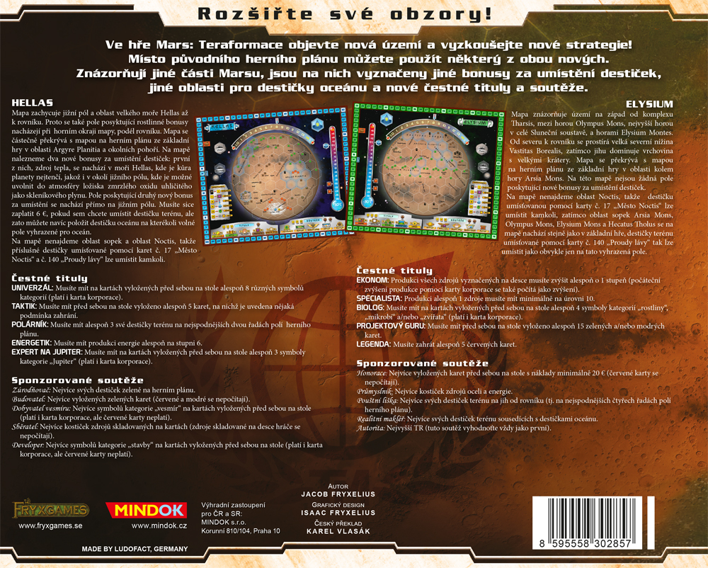 Mindok Mars: rozšíření 1 - Hellas a Elysium Obrázek
