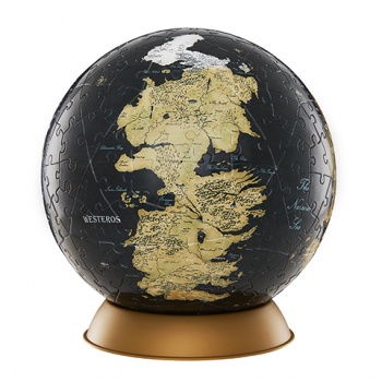 4D Cityscape Game of Thrones: Westeros and Essos Globe Puzzle Obrázek