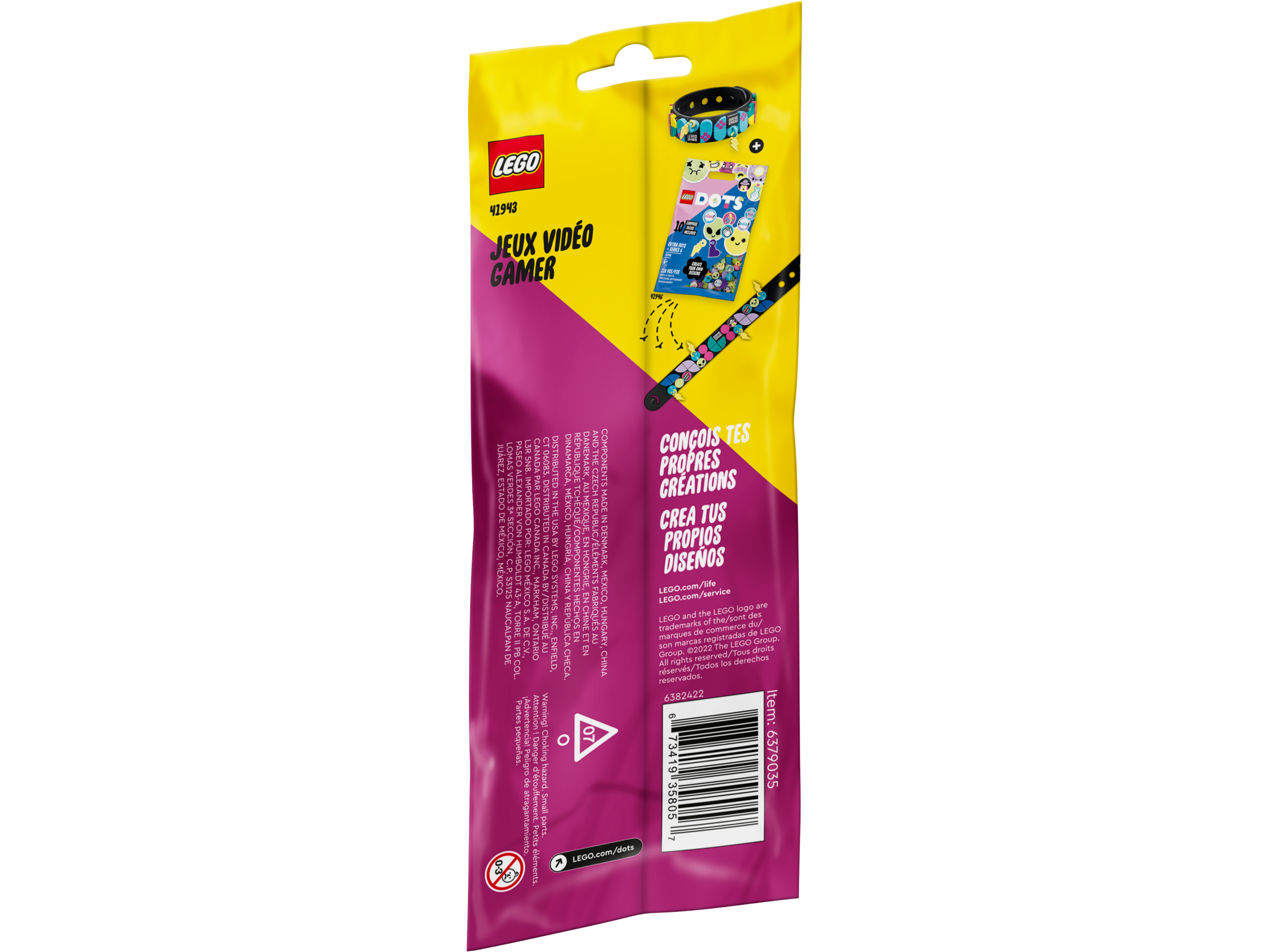 LEGO Náramek s ozdobami – gamer 41943 Obrázek