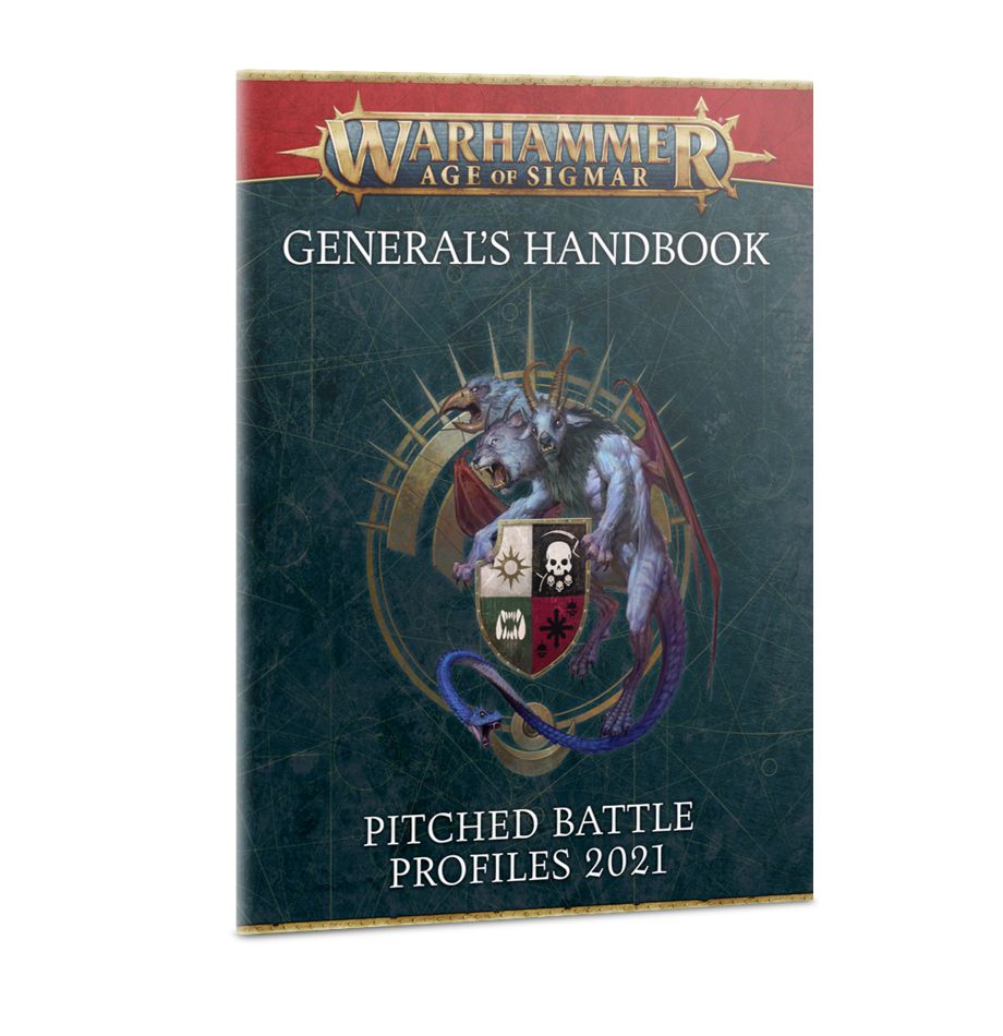 Games Workshop Warhammer Age of Sigmar: General's Handbook Pitched Battles 2021 and Pitched Battle Profiles Obrázek