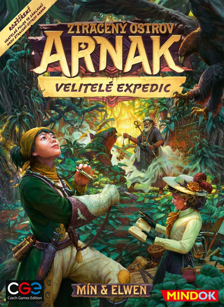 Mindok Ztracený ostrov Arnak: Velitelé expedic + 3 promo karty Obrázek