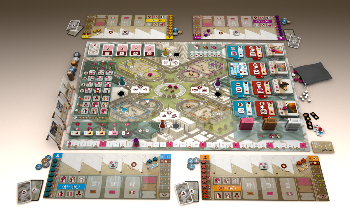 Eagle-Gryphon games The Gallerist Kickstarter edice Obrázek