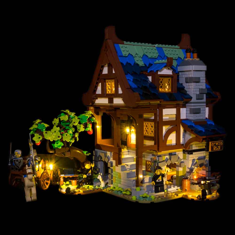 Light my Bricks Sada světel - LEGO Medieval Blacksmith 21325 Obrázek