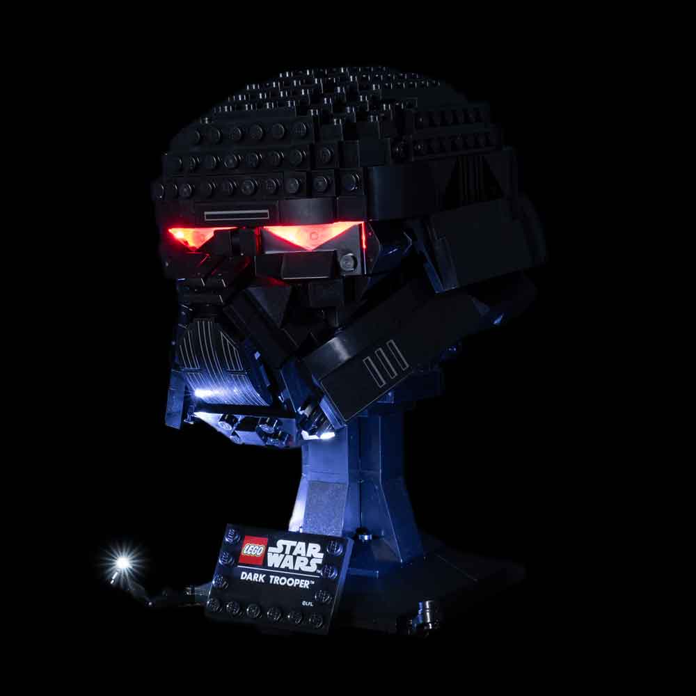 Light my Bricks Sada světel - LEGO Dark Trooper Helmet 75343 Obrázek