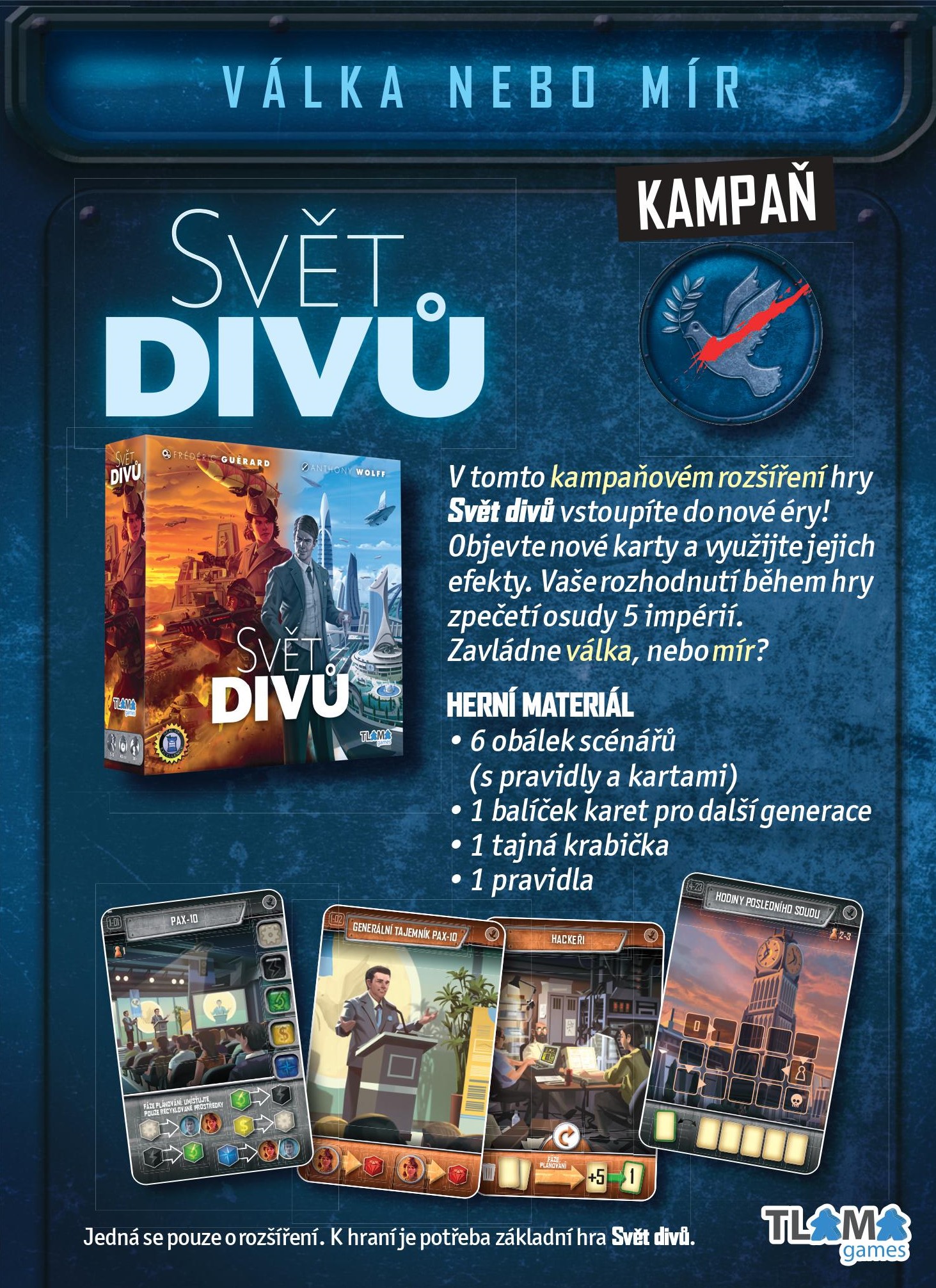 TLAMA games Svět divů: Válka nebo mír Obrázek